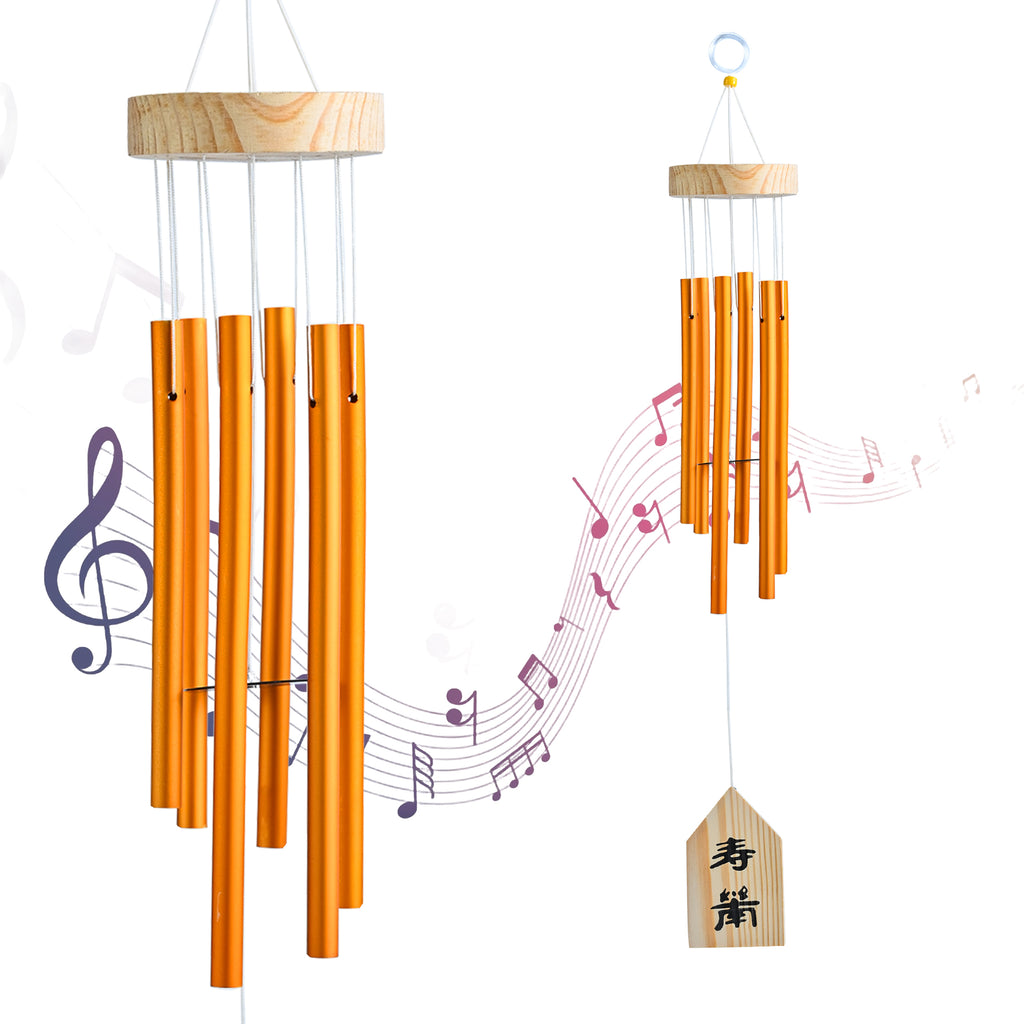 HindCraft Wooden Metal Wind Chime for Home, Garden & Balcony Décor